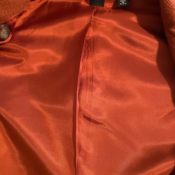 Be Double-Breasted Rust Coat - Picture 6 of 11